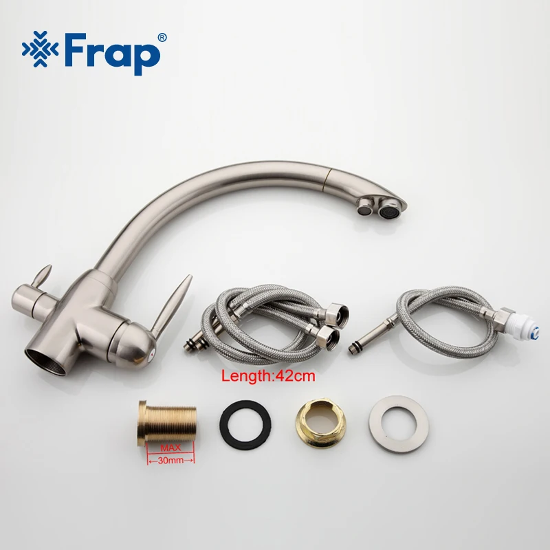Новое поступление смеситель Frap для кухни с креплением на раковину вращение 180