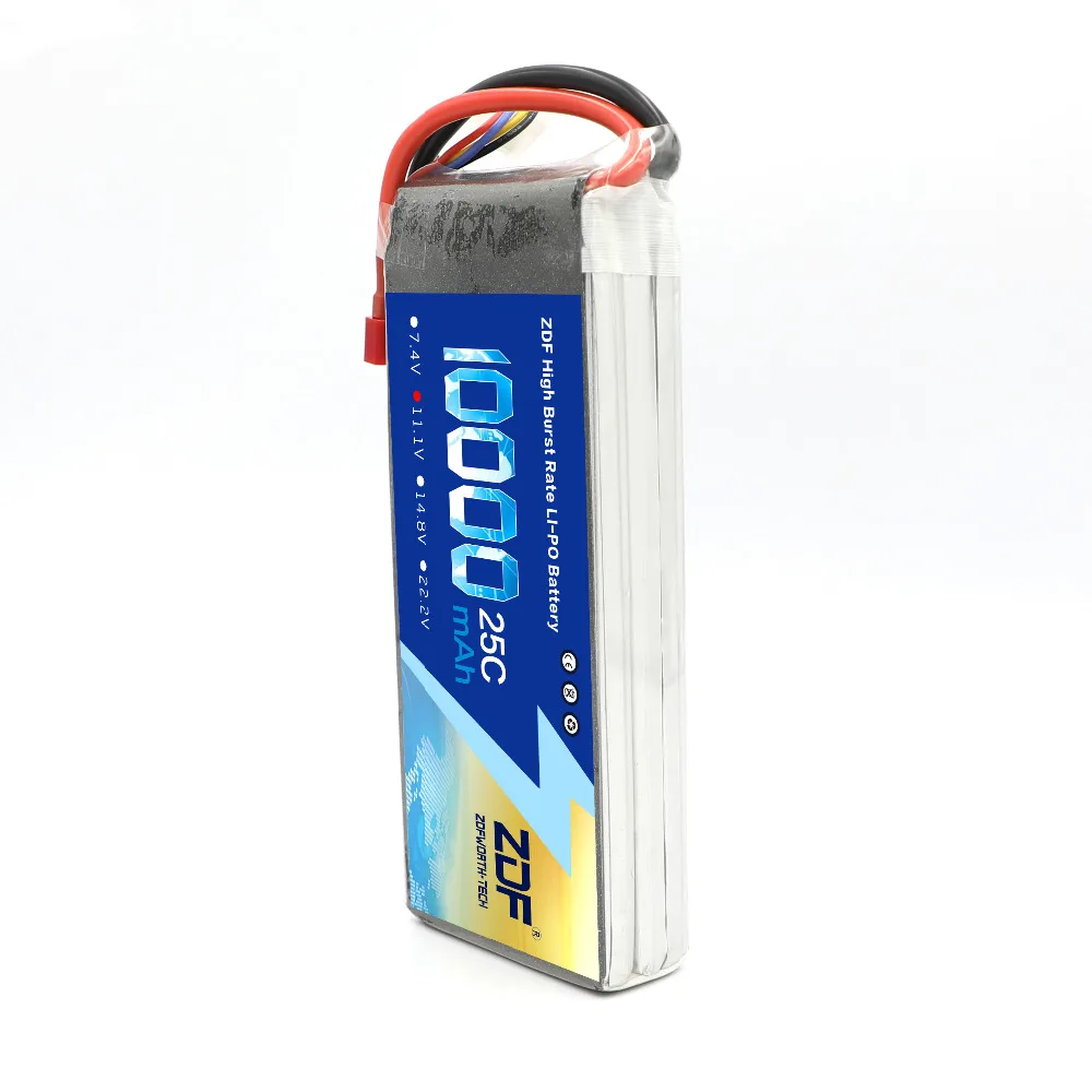Аккумулятор ZDF RC liop 2S 3S 4S 6S 7 4 V 11 1 14 8 22 2 mah 25C Max 50C для квадрокоптера Lipo Drone FPV UAV S800 S1000 |