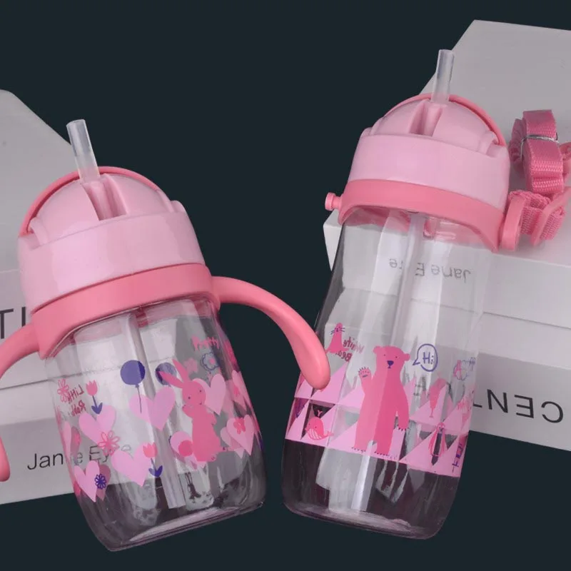 230/450 мл Sippy Cup тритановая бутылочка для пудинга воды чашка кормления не содержит