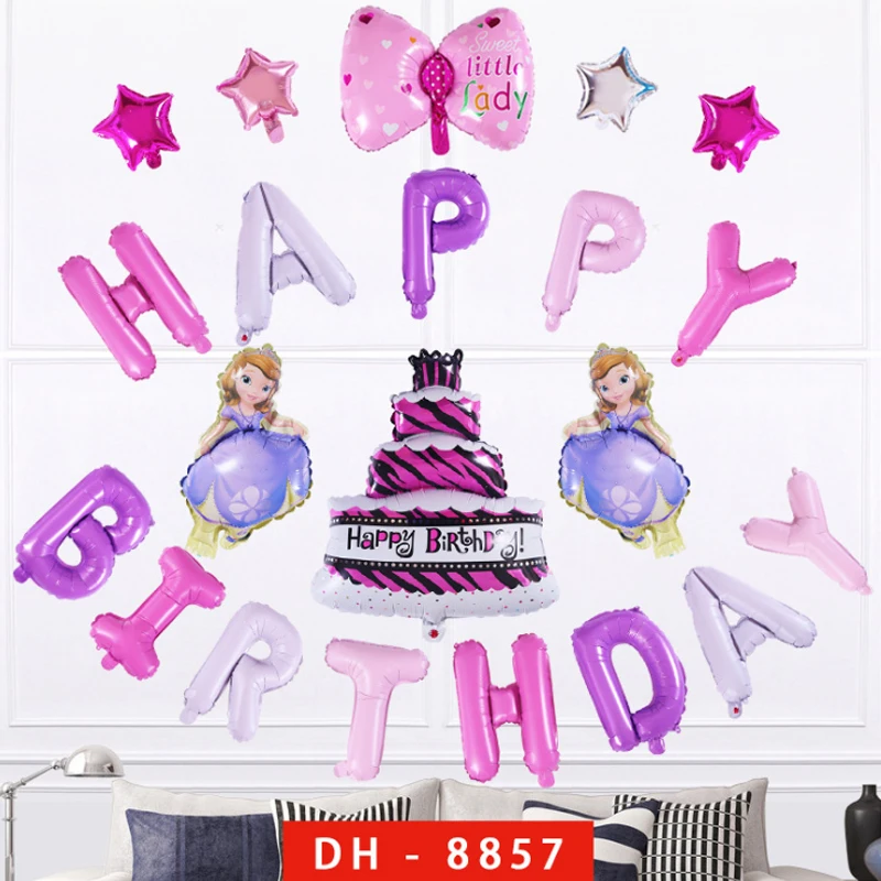 Toy Children's Inflatable Aluminum Foil Balloon Baby Happy Birthday Letter Balloons Party Decorations for Kids Pa | Дом и сад
