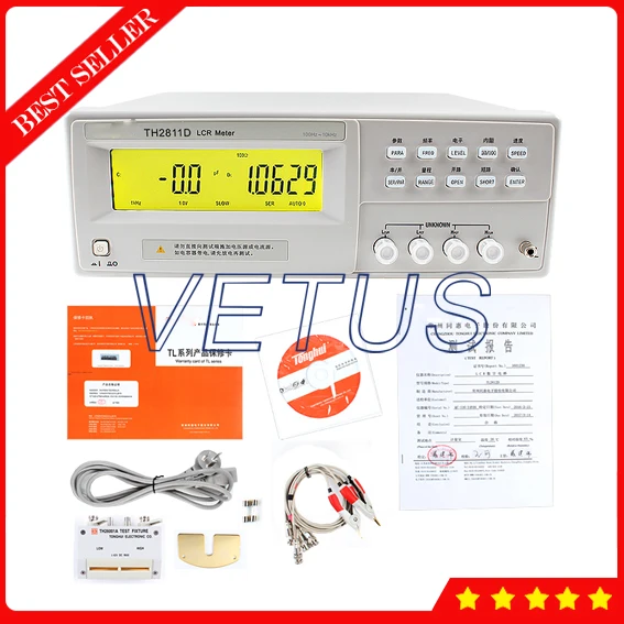 

TH2811D Large character LCD display Digital China LCR Meter
