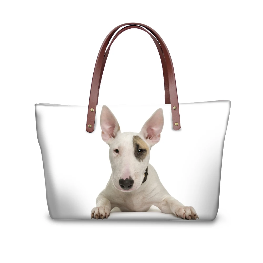Индивидуальная женская сумка через плечо Bull Terrier модная для девочек Женская