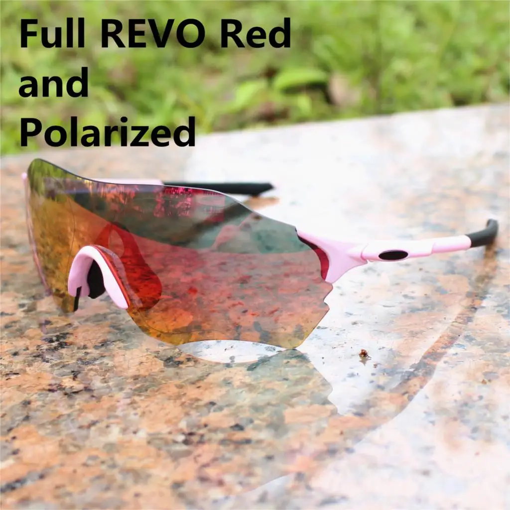 18 polarized Evzeroer поляризационные мужские спортивные очки TR90 с красными линзами для горного велосипеда, горного велосипеда, очки для бега - Цвет: 18 polarized