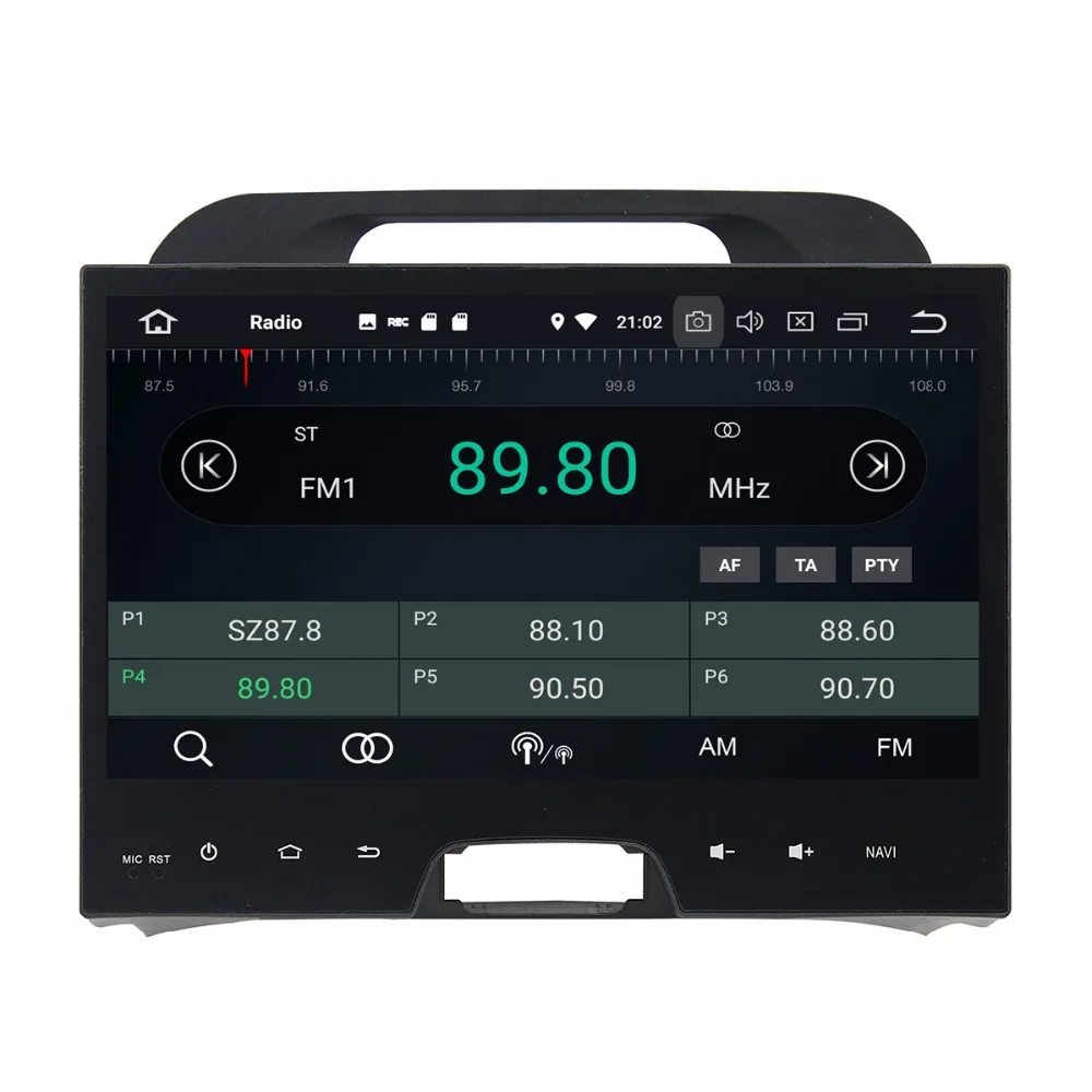 Автомобильный DVD плеер радио для kia Sportage 2010 2014 Android 8 0 4 Гб ОЗУ ядер Bluetooth Wifi GPS Glonass