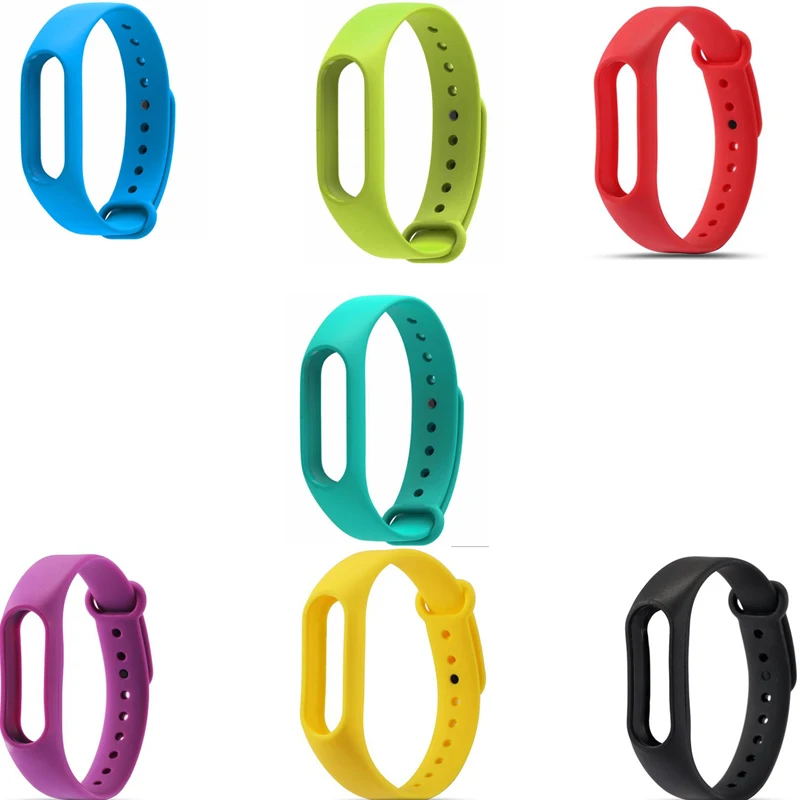 Новый цветной силиконовый ремешок для Xiao mi Mi Band 5 4 3 2 браслет на запястье Xiaomi band