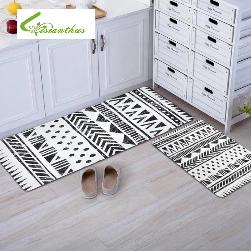Современный кухонный коврик Противоскользящие коврики для гостиной балкона