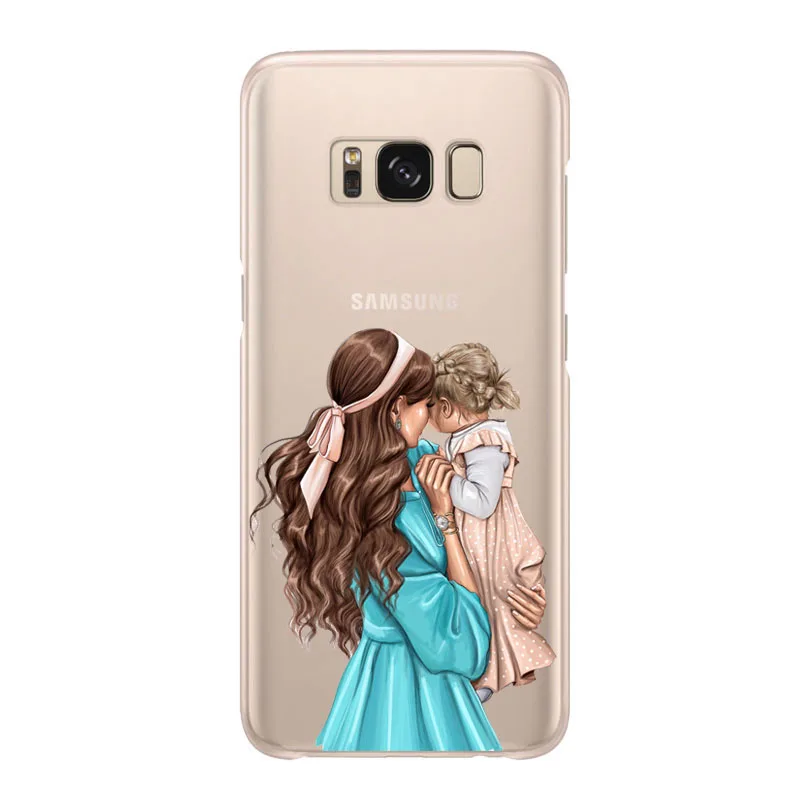 Модный Черный Коричневый чехол для Samsung 2016 2017 A5 A7 J3 J5 J7 A6 A8 силиконовый