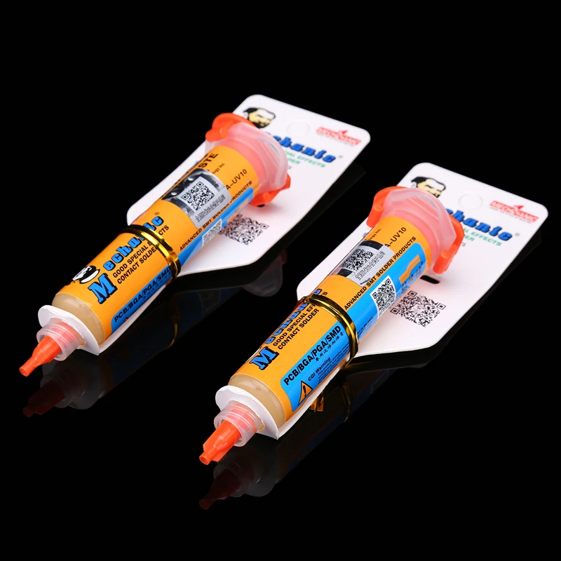 Паяльная паста флюс для печатных плат/BGA/PGA/SMD RMA UV10 куб. См|Сварочные флюсы| |