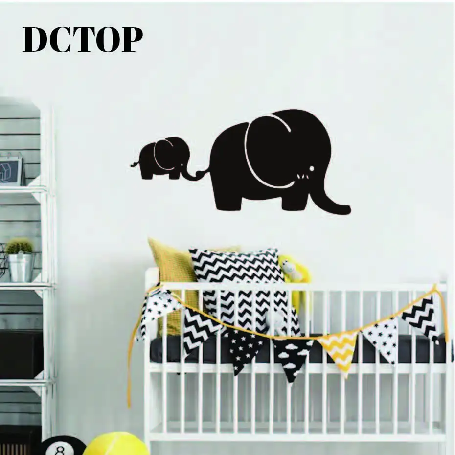DCTOP мультфильм лес милый слон животные наклейки на стену детская комната