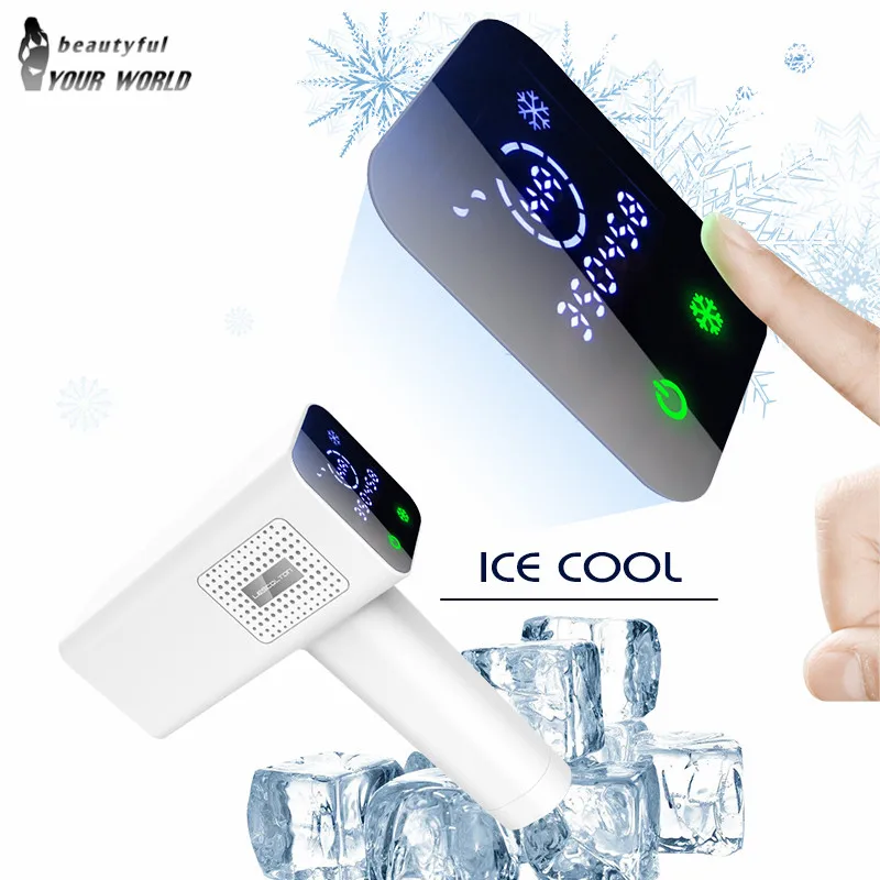 Lescolton 3 in 1 ice cool IPL Laser Hair Removal Machine Epilator Permanent depilador a laser smart touch | Красота и здоровье