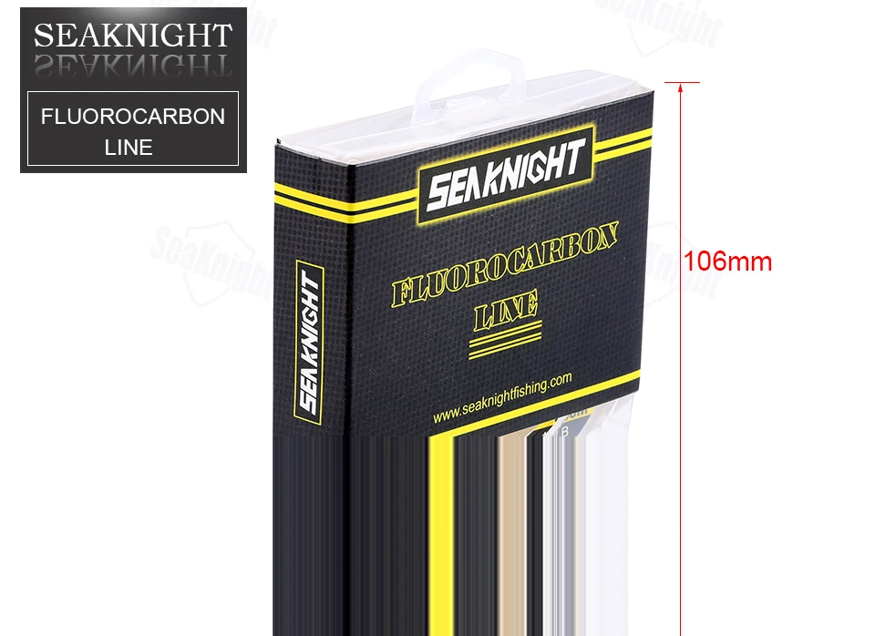 SeaKnight фторуглеродная линия 100 м 0,148-0,570 мм углеродное волокно линия 1,8 мононити нейлоновая проволока лидер 3-50LB сильный