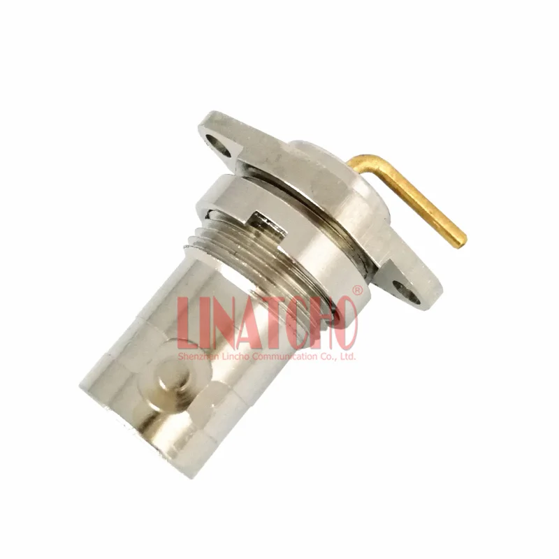 

10 pcs BNC female connector 2 hole antenna socket plug for bnc walkie talkie