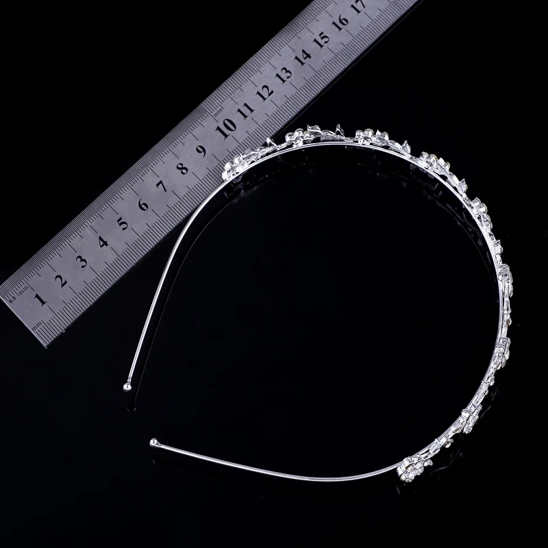 Женские аксессуары для волос девочек Мерцающая свадебная диадема с полным