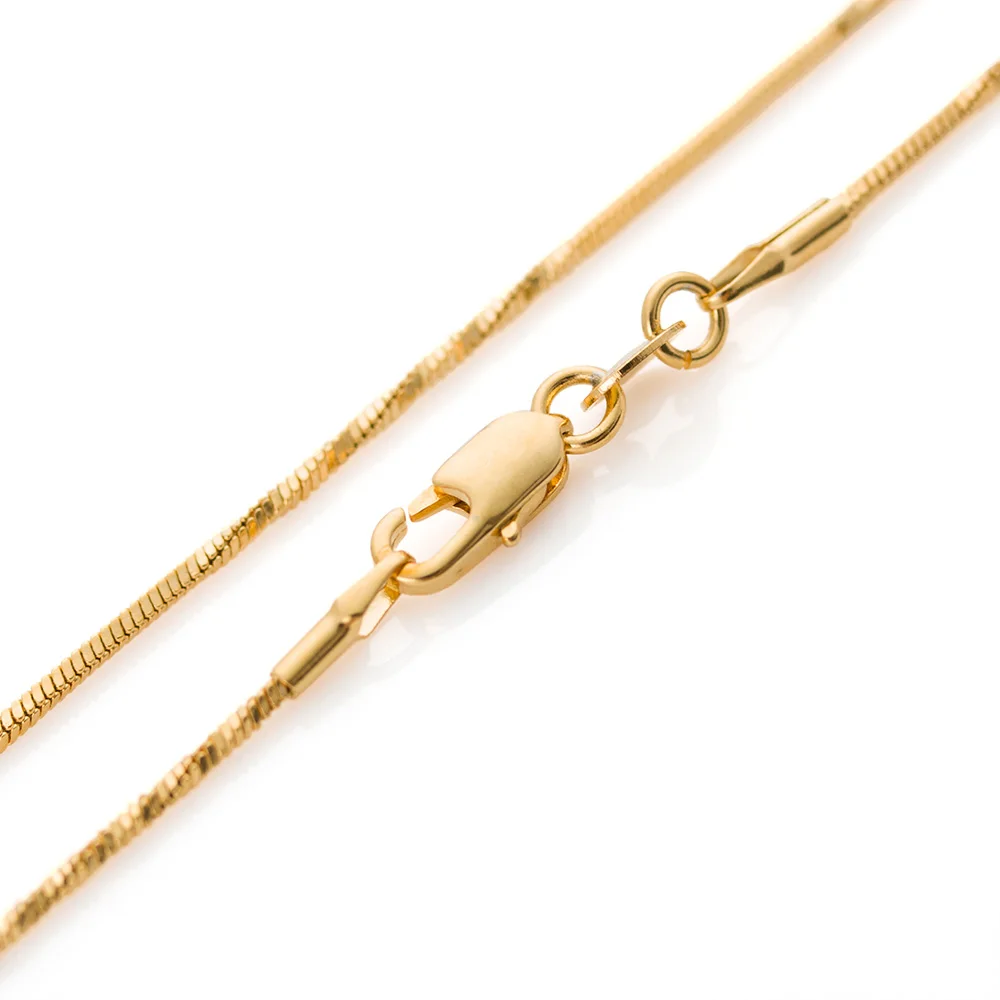 Женское Ожерелье из свинцового никеля 18 дюймов 1 мм|chain necklace|thin gold chaingold chain |