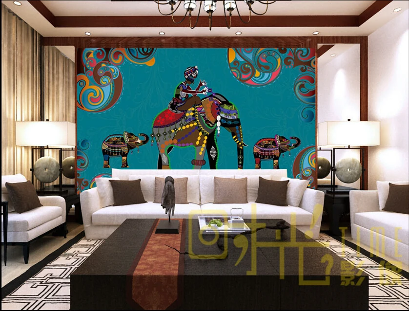 Винтажные обои для гостиной 3D стереоскопические отеля спальни|vintage papel de parede|3d