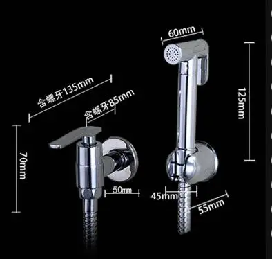 

New Arrivals High Quality Bathroom bidet faucet with shower head toilet spray bidet shower set with hand shower gun bidet taps