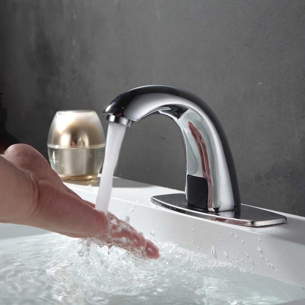 Автоматический смеситель для ванной комнаты с бесконтактным датчиком