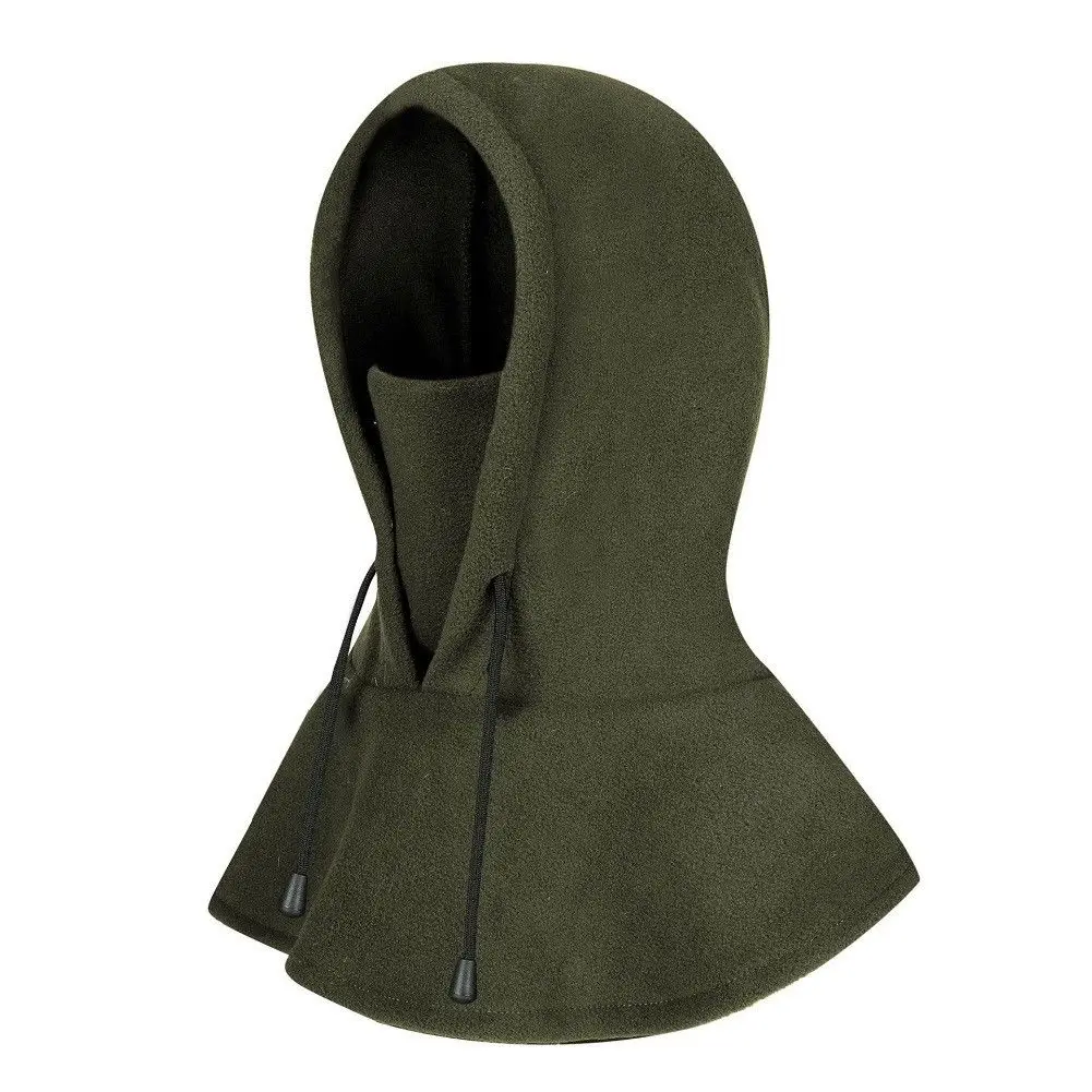 D Army Green Hirigin новые унисекс Женские Мужские шапки теплый, зимний, флисовый Балаклава шляпа армейская шапка утепленные лыжные маска для лица и шеи капюшон - Цвет: D Army Green