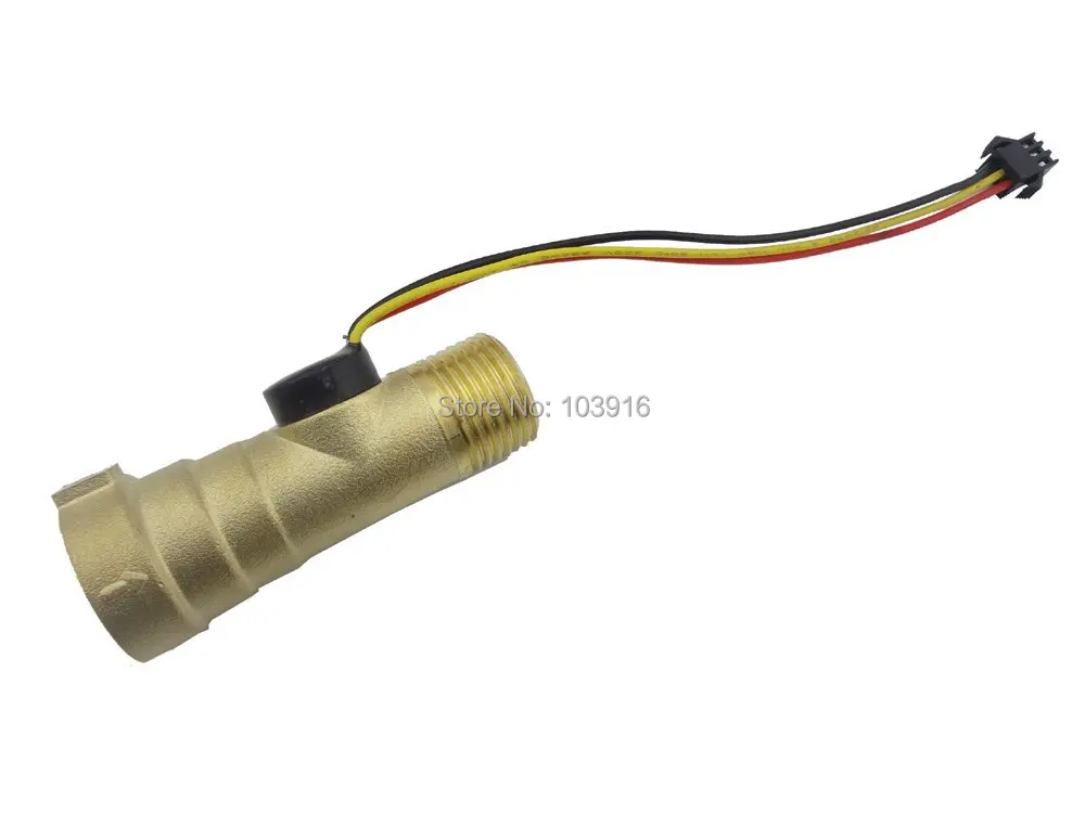 10 units Electronic Flow Meter Sensor 1-30L/M for solar water heater flow meter | Инструменты