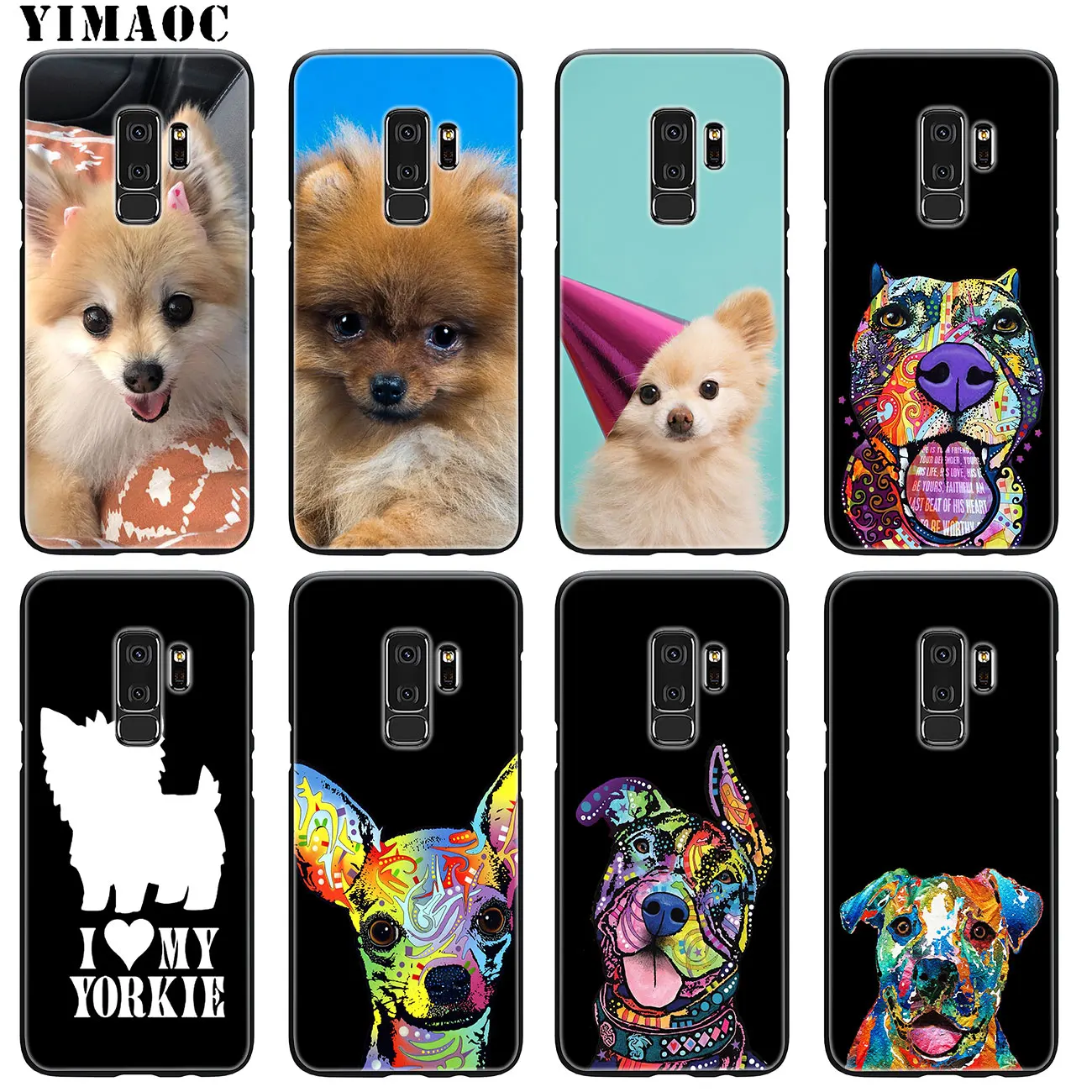 YIMAOC Pitbull Померанский Мягкий силиконовый чехол для телефона Samsung Galaxy S20 Ultra S10 Lite S9 S8