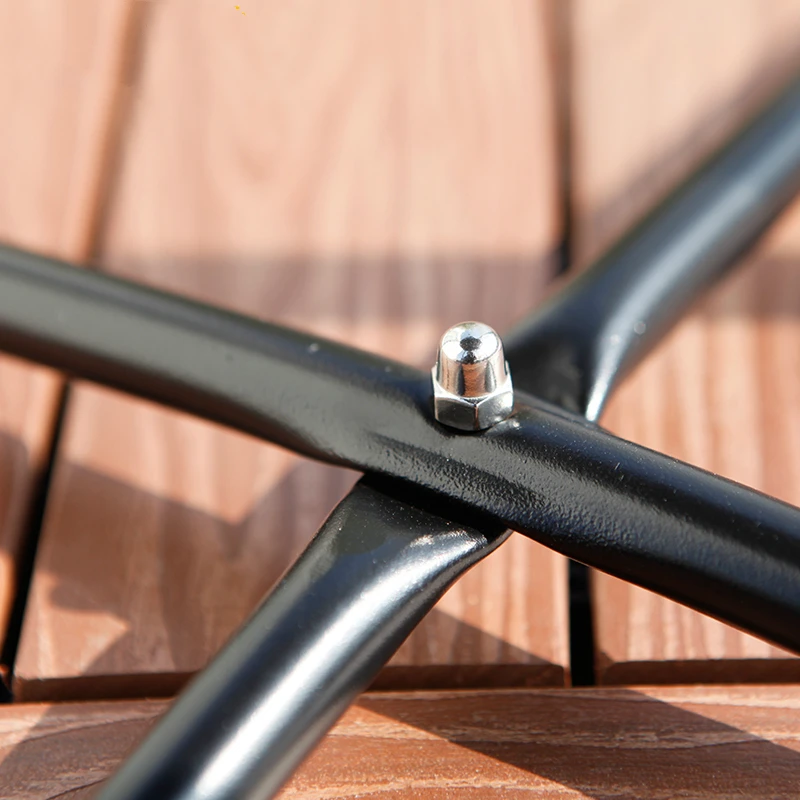 Простой Современный Железный журнальный столик для отдыха маленький круглый