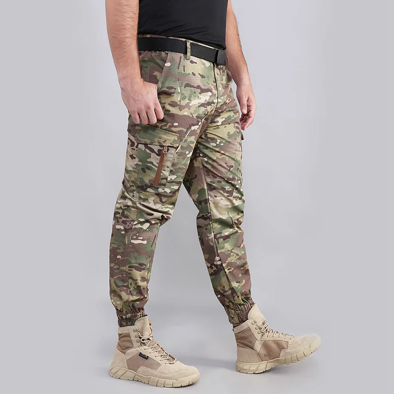 CP Refire gear камуфляжные военные тактические штаны для бега мужские много карманов армейские брюки карго страйкбол Пейнтбол хлопковые брюки - Цвет: CP