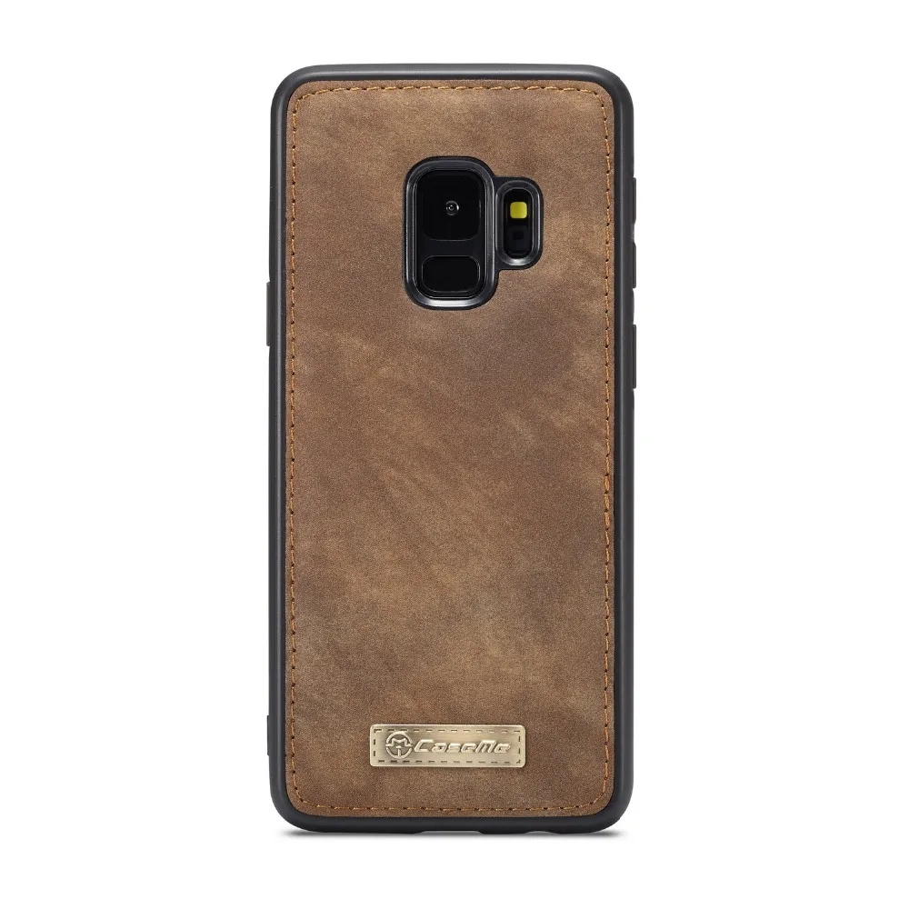 Для samsung S9 Plus молнии бумажник Folio Магнитная крышка чехол из натуральной кожи в