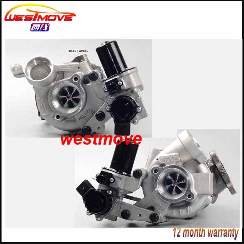 Турбокомпрессор Twin Turbo RHV4 17208 51010 17201 51020 VED20027 для Toyota серии 200 Land cruiser C Rail 508F (NO2) AWD 1VD