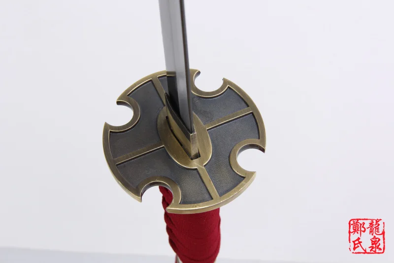 Бесплатная доставка 41 дюйм Аниме One Piece Cosplay Zoro Sword Sandai Kitestu реальные искусственные
