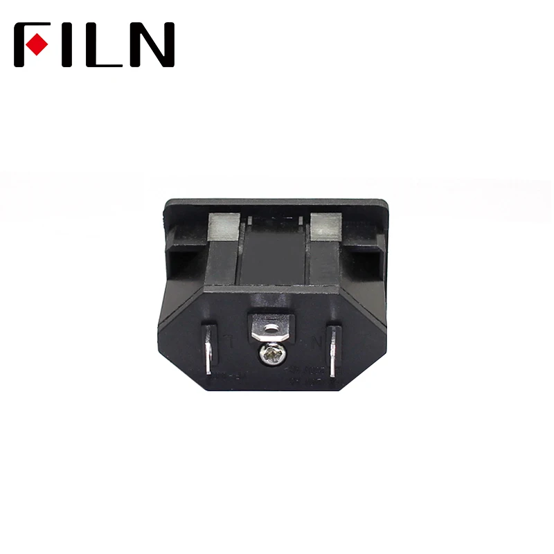 15A 125VAC IEC320 C14 на входе разъем питания промышленная розетка IEC320 C14 3Pin панель питания Входная розетка