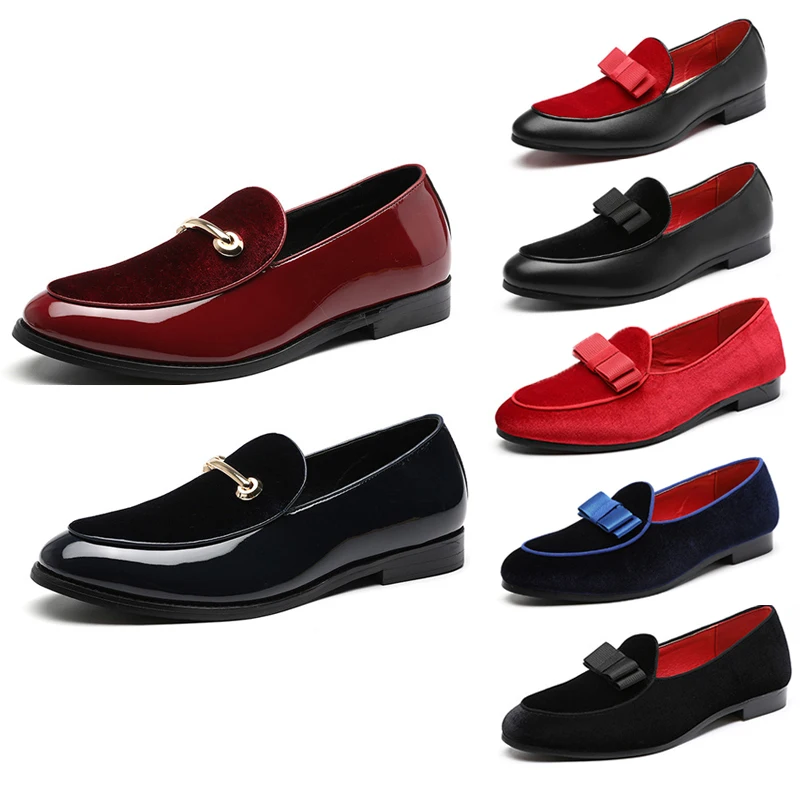 Мужские официальные свадебные кожаные туфли 3 вида стилей 2020 модные замшевые