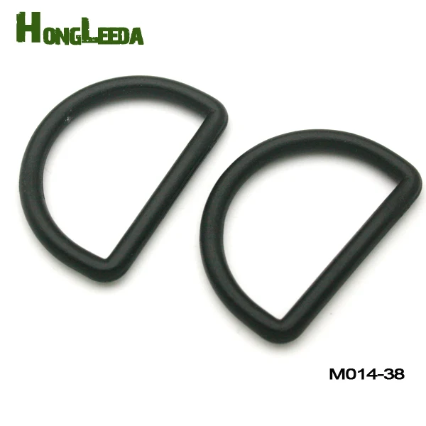 

Wholesale 100pcs 38mm 1.5inch backpack buckles plastic adjustable buckle black D ring webbing straps M014-38
