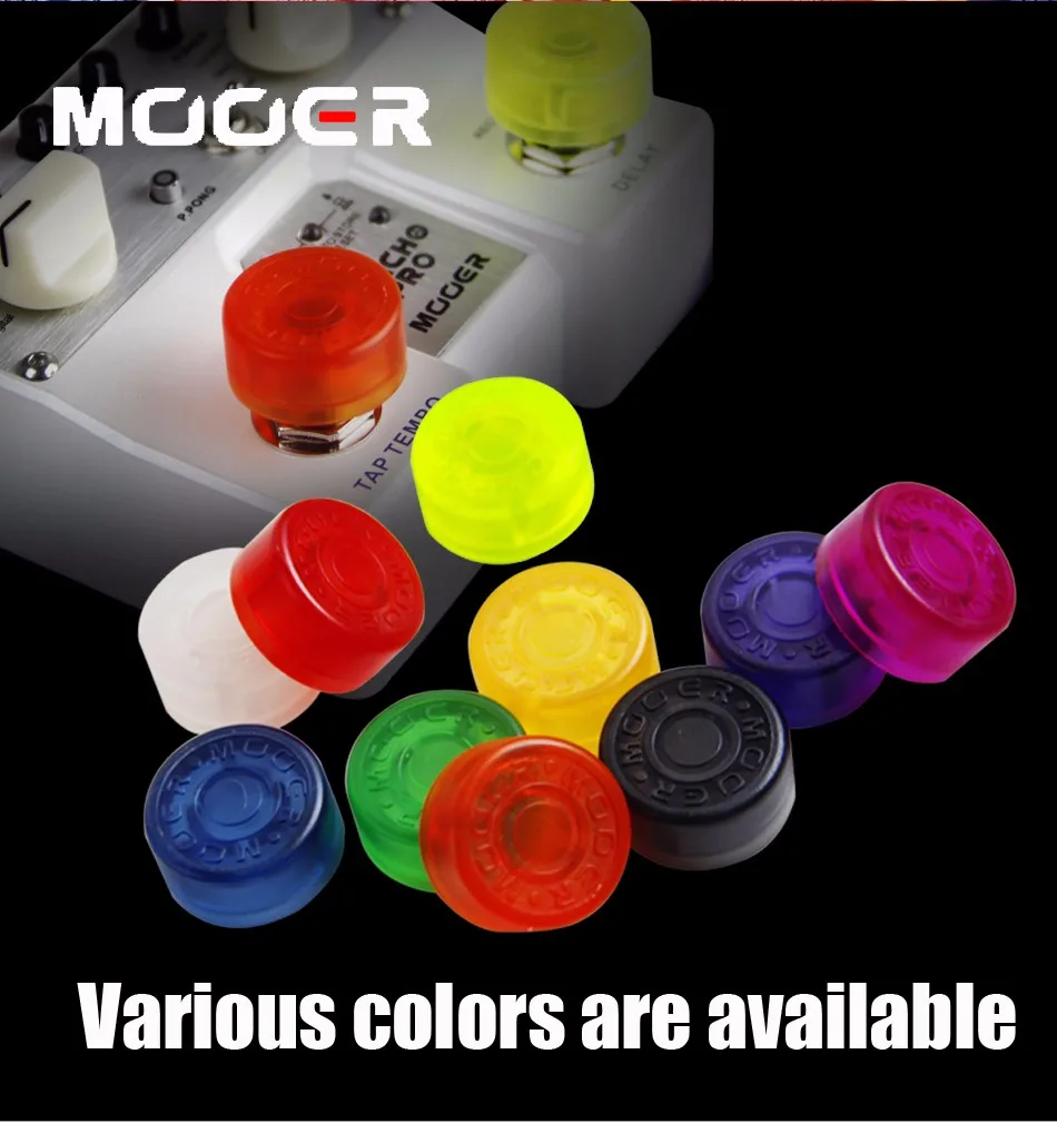 

Mooer Candy Footswitch Topper Footswitch toppers are colorful plastic bumpers Guitar accessories