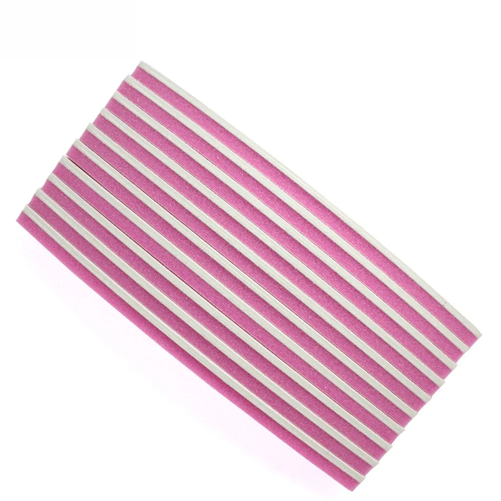10pcs/lot Nail Art Sanding Salon Buffer Files Sandpaper Manicure UV Gel Polisher Pedicure Tools | Красота и здоровье