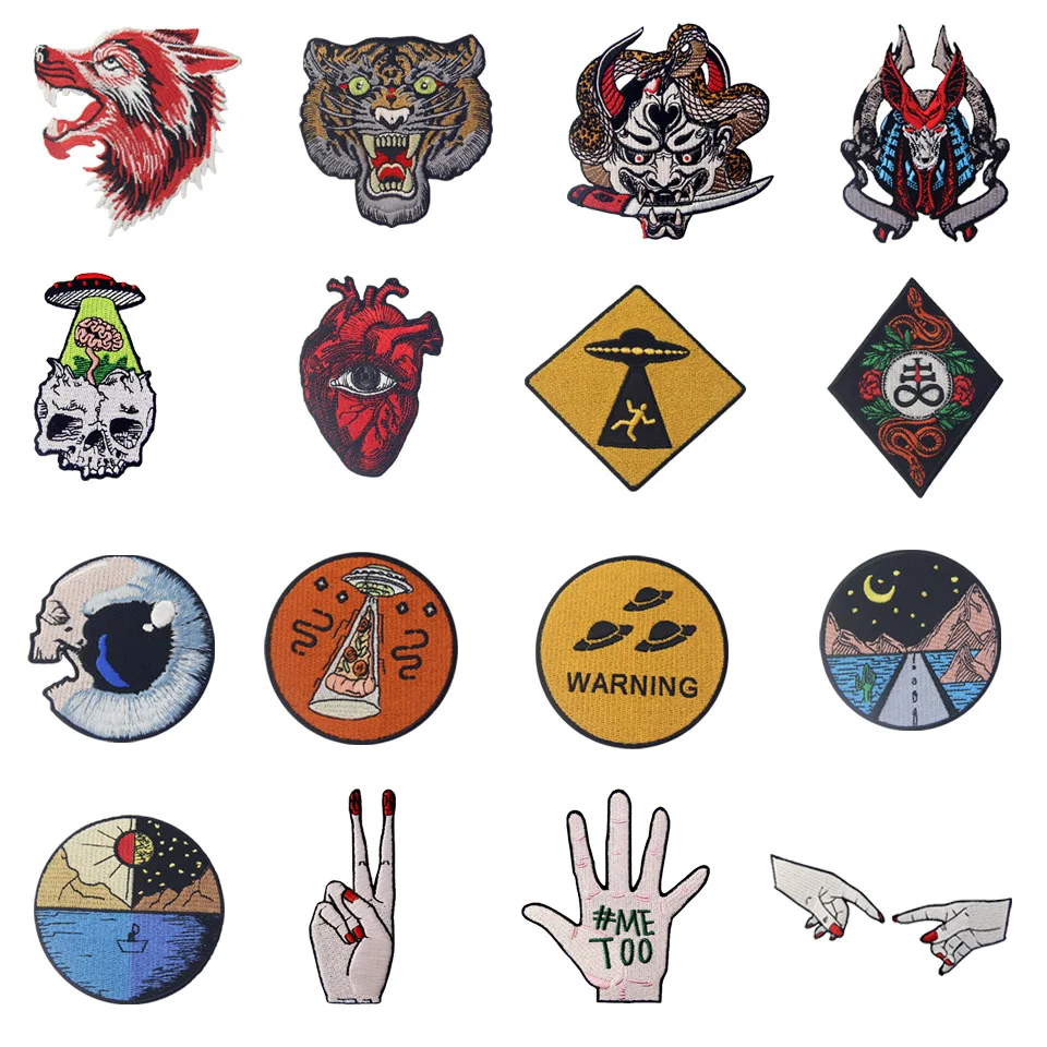 Embird патч вышитые патчи для шляп железа на НЛО и животных мира рук Генеральный