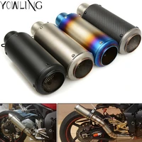exhaust pipe motorcycle muffler escape carbon fiber exhaust muffler db killer for 125 200 390 rc 125 200 390 2012 2018