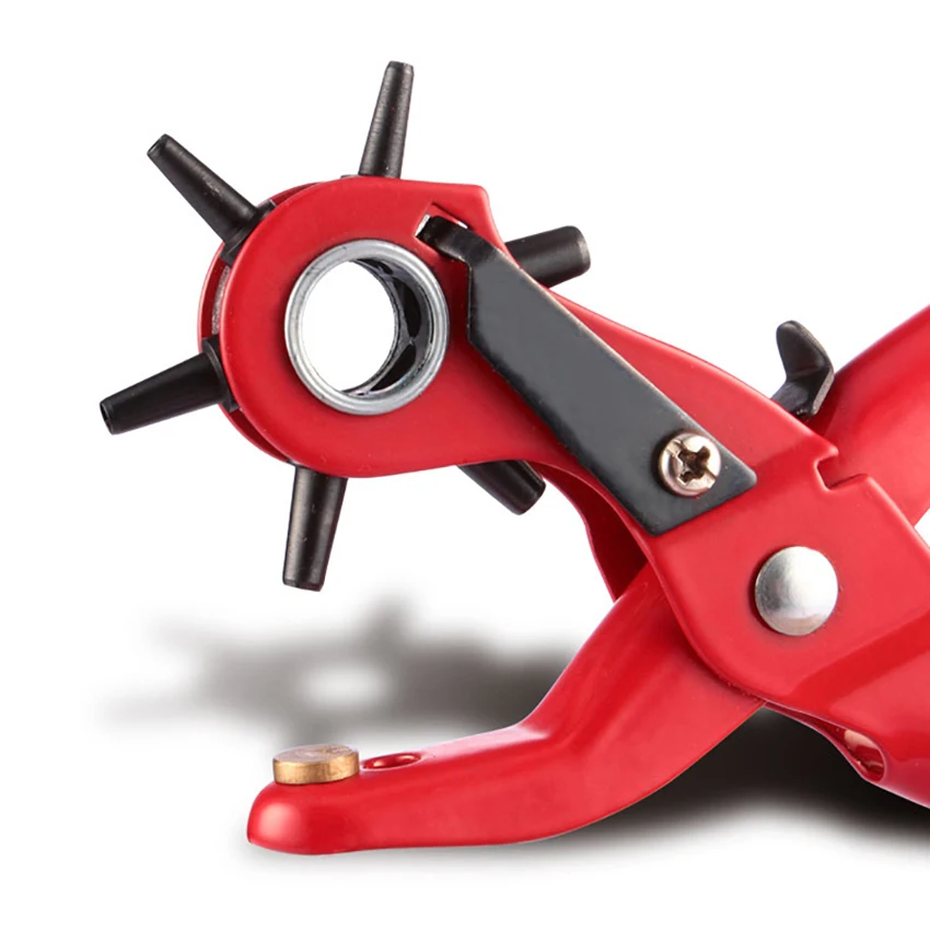 6 Hole Size Sewing Leather Belt Punches Pliers Hook Clamp 2/2.5/3/3.5/4/4.5MM Punch For Punching Forceps | Дом и сад