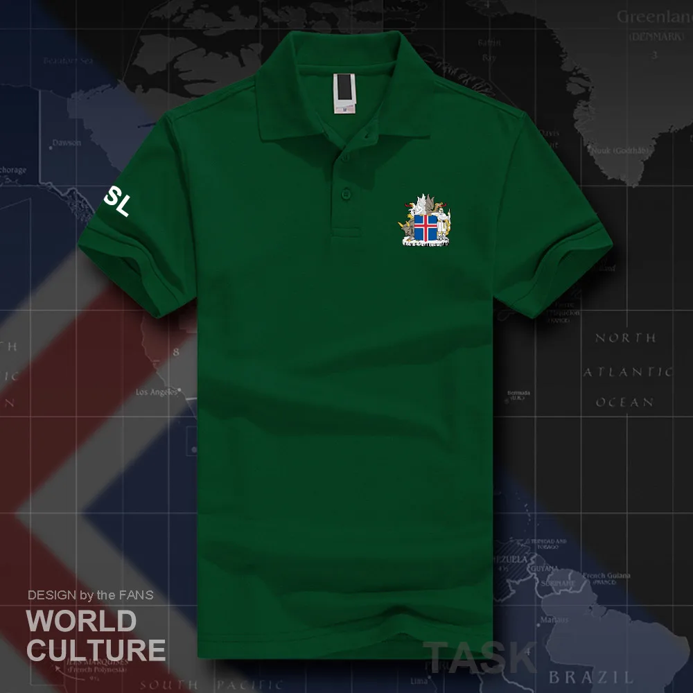 Рубашка поло ISL для мужчин белая хлопковая футболка с коротким рукавом и