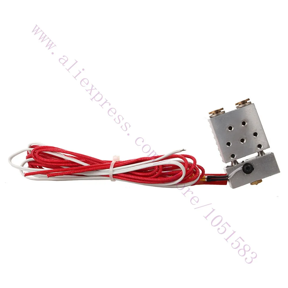 Многоцветные 2 цвета экструдер Legends Pack-2 в 1 OUT Cyclops Hotend+ Chimera hotend части с 3010 охлаждающим вентилятором и проводами
