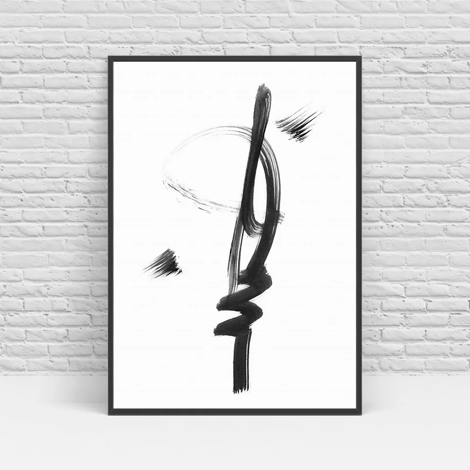Sailing Nordic wall art серый Абстрактная живопись простота холст картина настенные