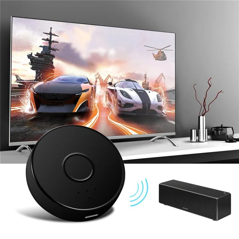 Двухканальный Bluetooth 4 0 RCA Aux 3 5 мм стерео аудио передатчик Портативный