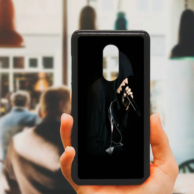 Hip Hop Rapper Eminem Rap Mobile Phone Cases Hard PC Cover for Xiaomi Redmi 3X Mi 6 5 5S Plus Note 4X 2 3 3S 4 Pro Prime Shell |