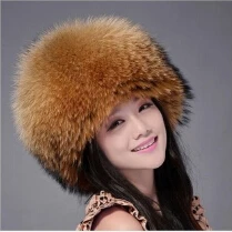 Меховая шапка для женщин русская зимняя из натурального Лисьего меха плотная