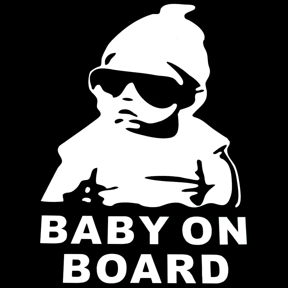 Cute BabyCar Sticker Window Reflective Sheeting 3D Car Windshield Decal Rear Funny Outside Auto Decoration Affixed Cover Laptop |