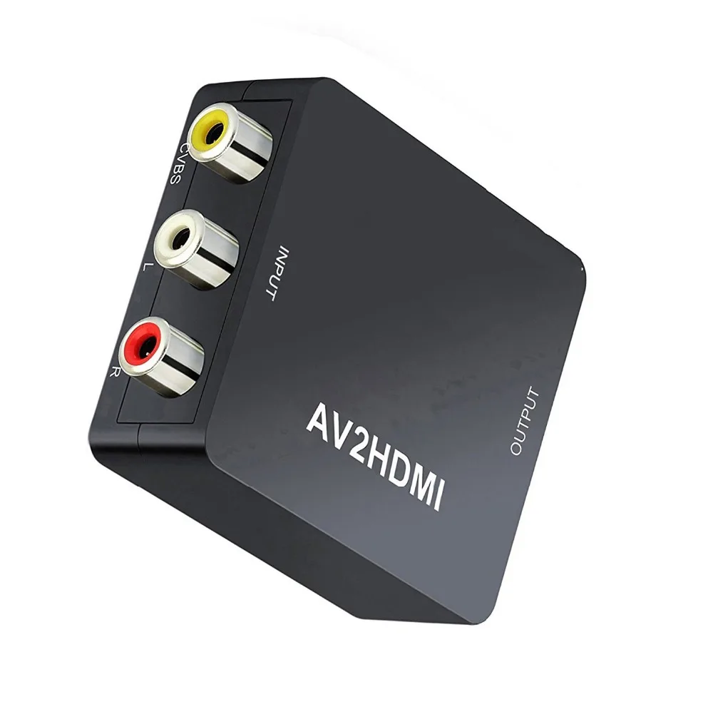 Sanchow RCA к HDMI AV 1080 P мини композитный CVBS для видео аудио конвертер адаптер XBOX PS3 PS4|rca