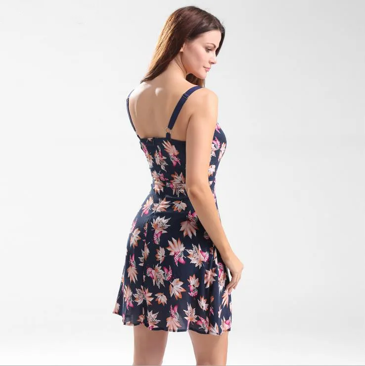 Бесплатная Доставка 2017 Новое Прибытие Sweet Женщины Лето Сексуальная Слинг Dress