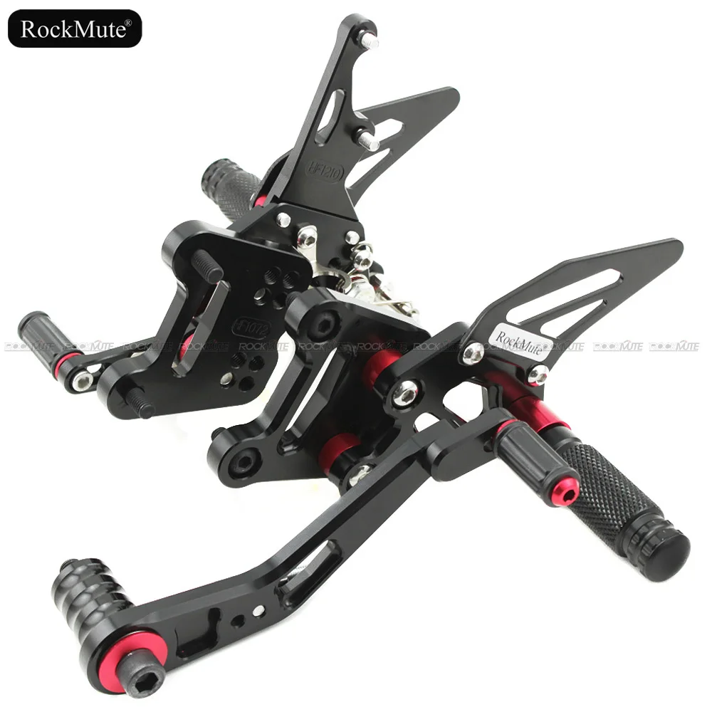 Мотоцикл Rearsets для Suzuki GSX R GSXR 1000 2017 2018 CNC регулируемая подножка подножки рычаг