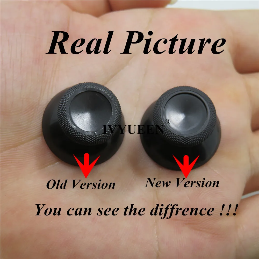 IVYUEEN 6 шт. для xbox ONE X S Elite контроллер Черный 3D аналоговый Thumb Stick Thumbsticks Caps джойстик ручки с отверткой