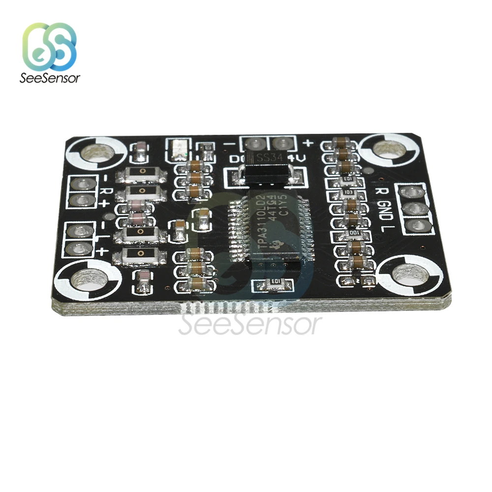 Цифровой аудио стерео усилитель TPA3110 2X15W 3A плата модуля мини бинауральная