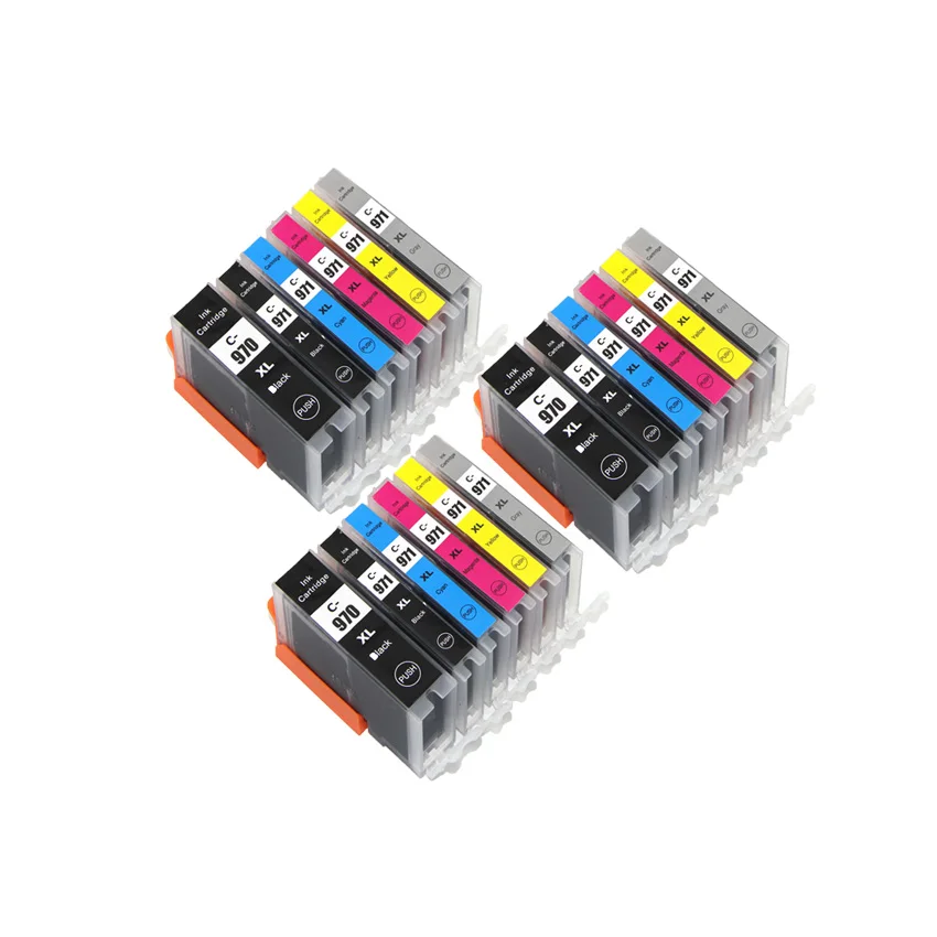 Цветной PGI 970 CLI 971 совместимый чернильный картридж для принтера canon PIXMA MG7790